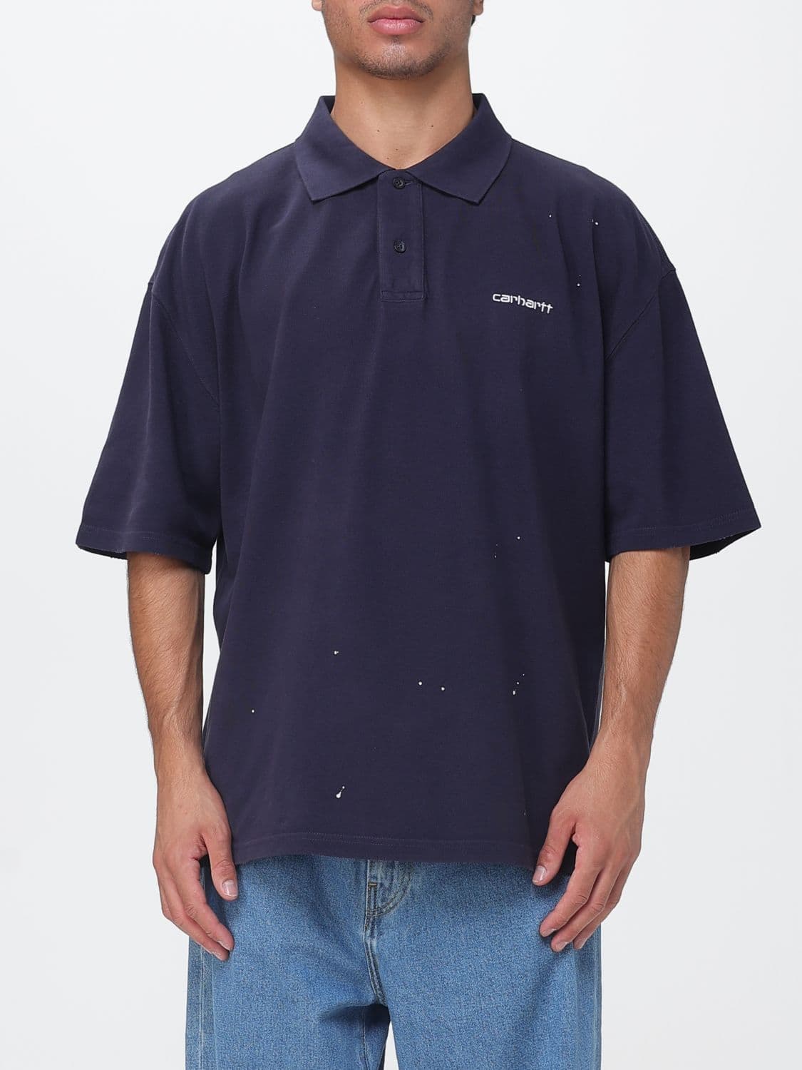 Carhartt Wip Relaxed Fit Short-Sleeve Cotton Polo Shirt