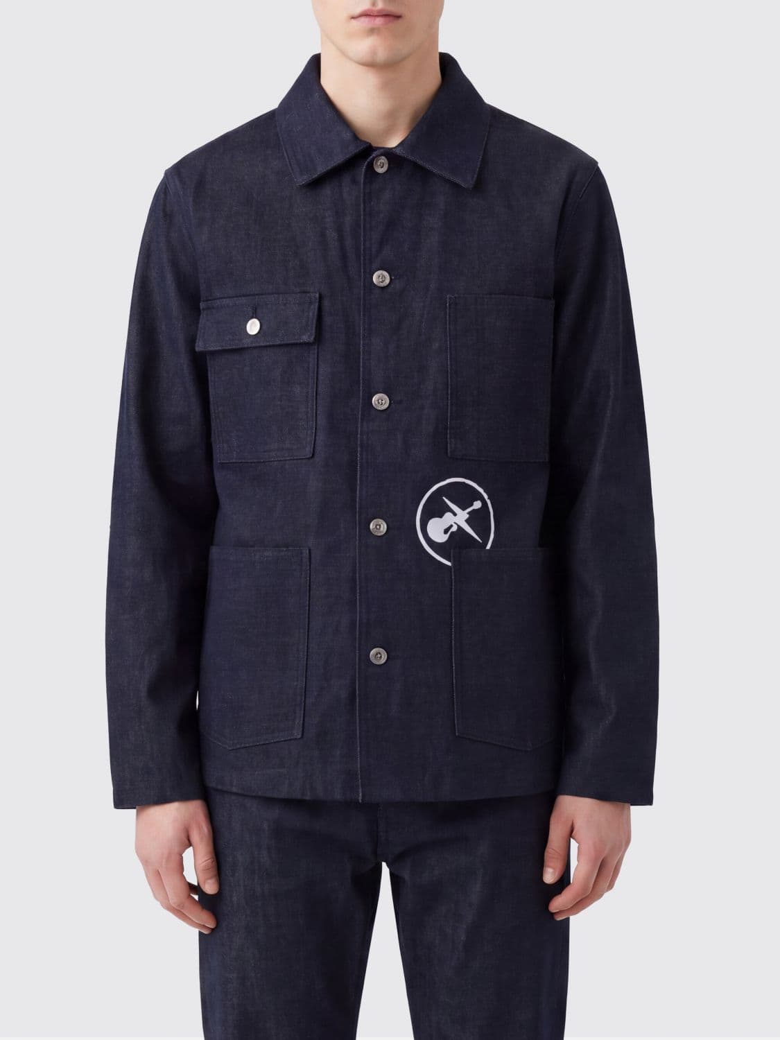 A.p.c. A. P.C. x FRGMT Relaxed Fit Cotton Denim Jacket