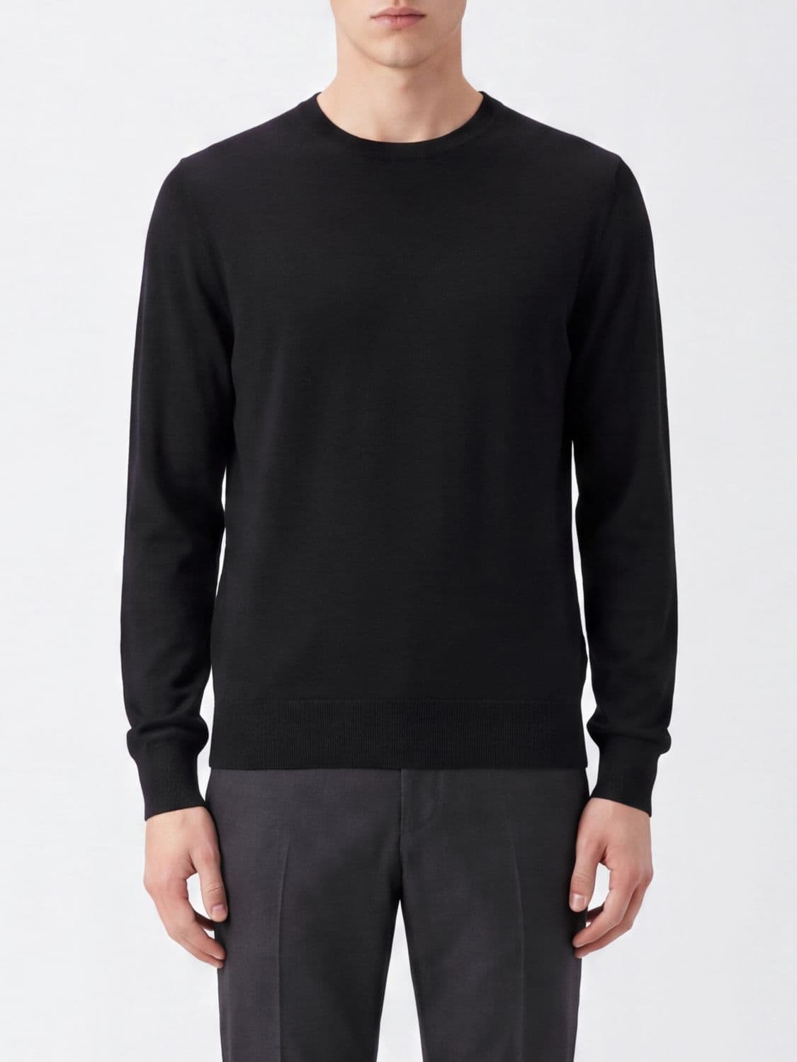 Tom Ford Pure Wool Long-Sleeved Crewneck Jumper