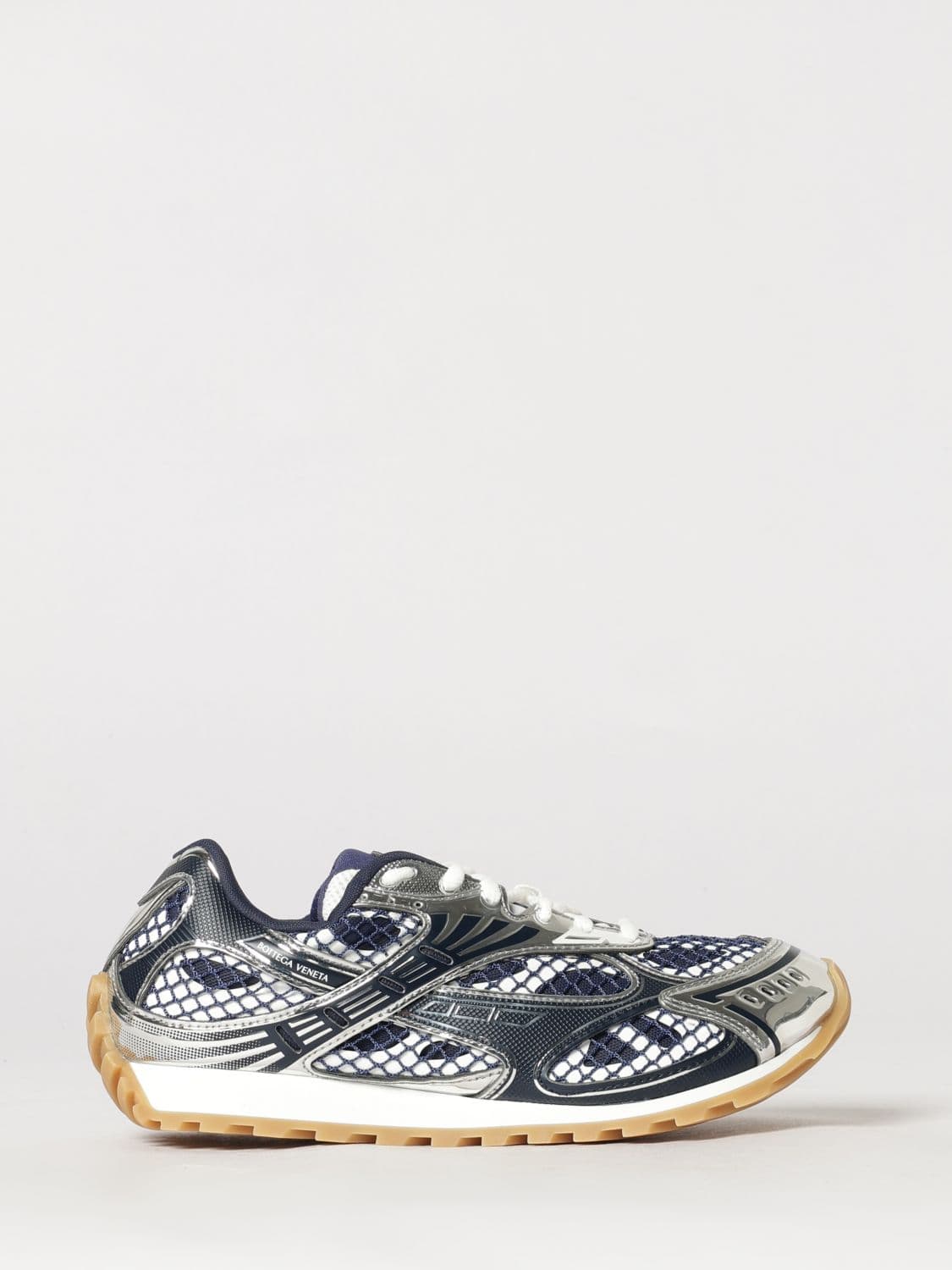 Bottega Veneta Orbit Technical Mesh Sneakers in a Bicolor Design