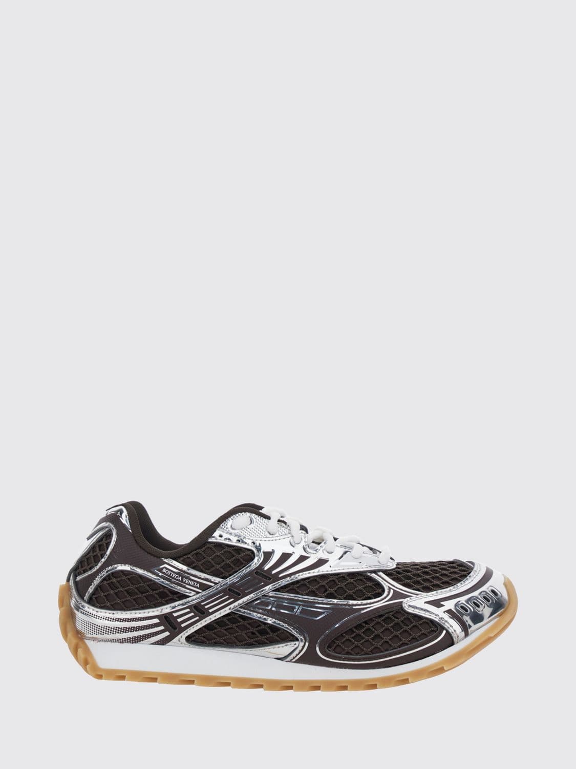Bottega Veneta Orbit Technical Mesh Sneakers in a Bicolor Design