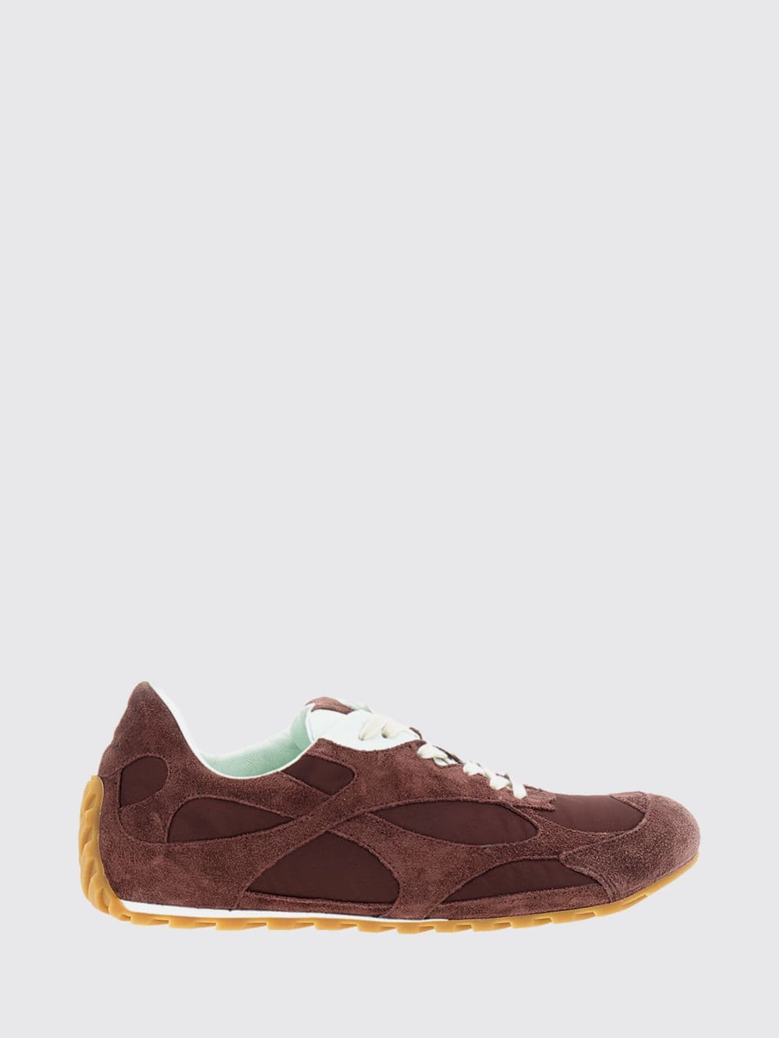 Bottega Veneta Orbit Suede and Nylon Sneakers with Notched Sole