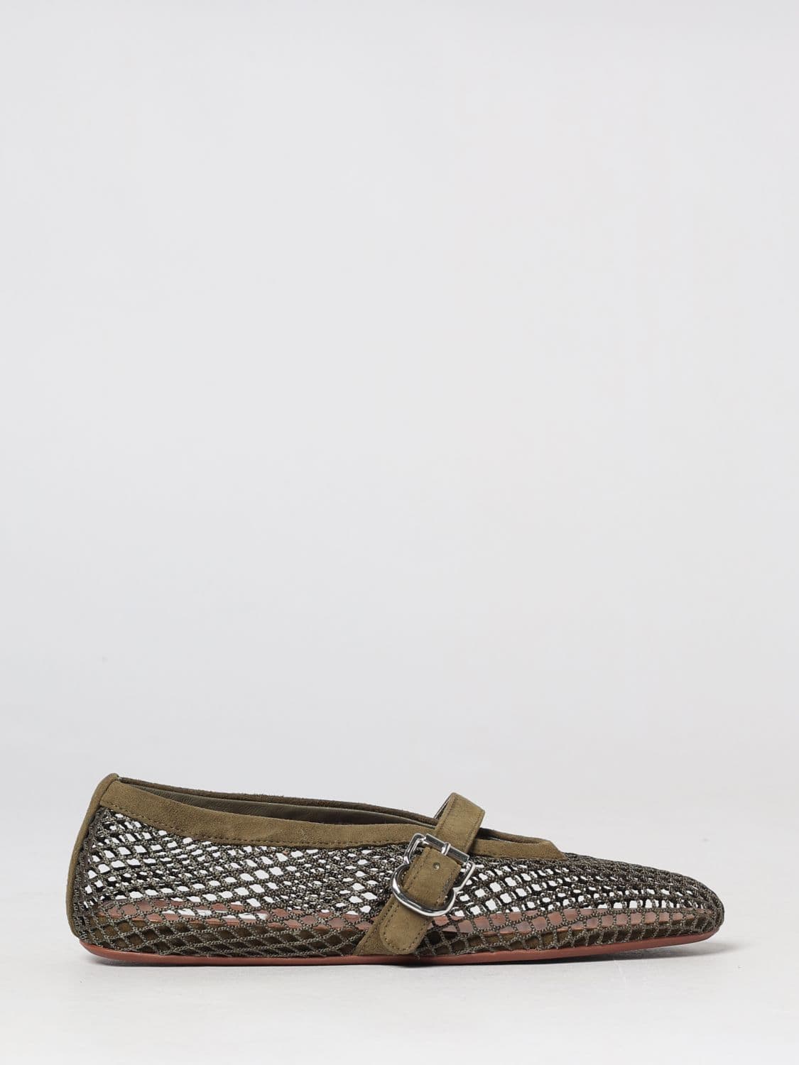 Alaïa Ballet Flat Woman color Green · 41