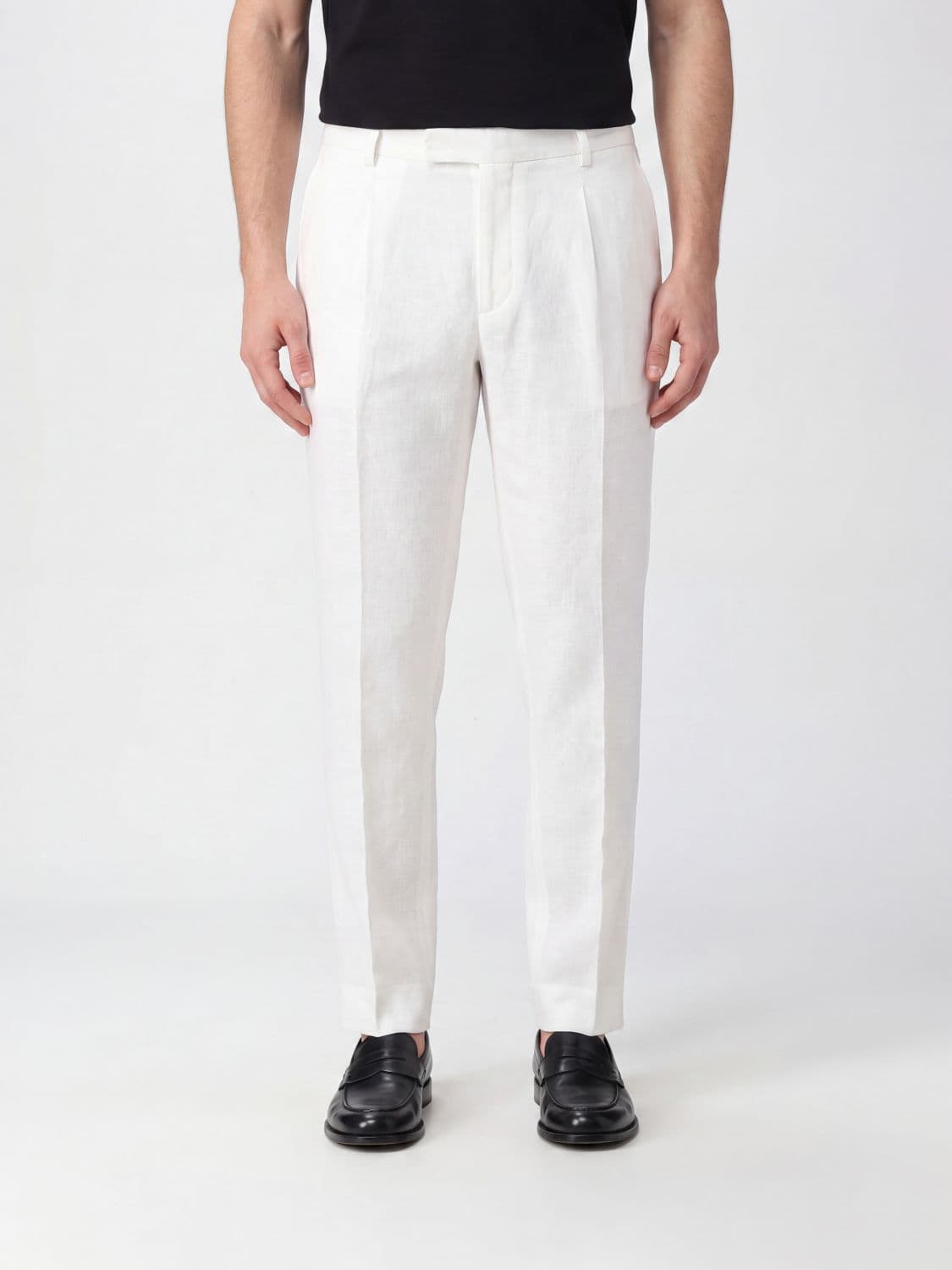 Boss Slim Fit Tailored Trousers in 100% Linen