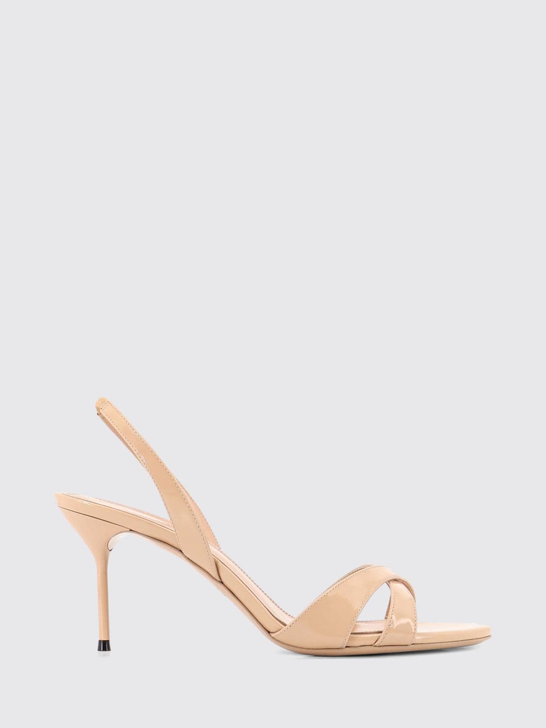 Paris Texas Patent Leather Stiletto Heel Slingback Sandals · 41