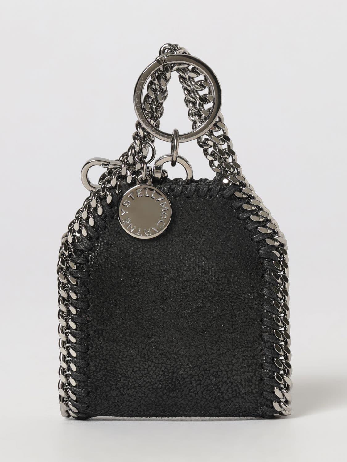 Stella Mccartney Falabella Alter Mat Keychain with Chain Trim