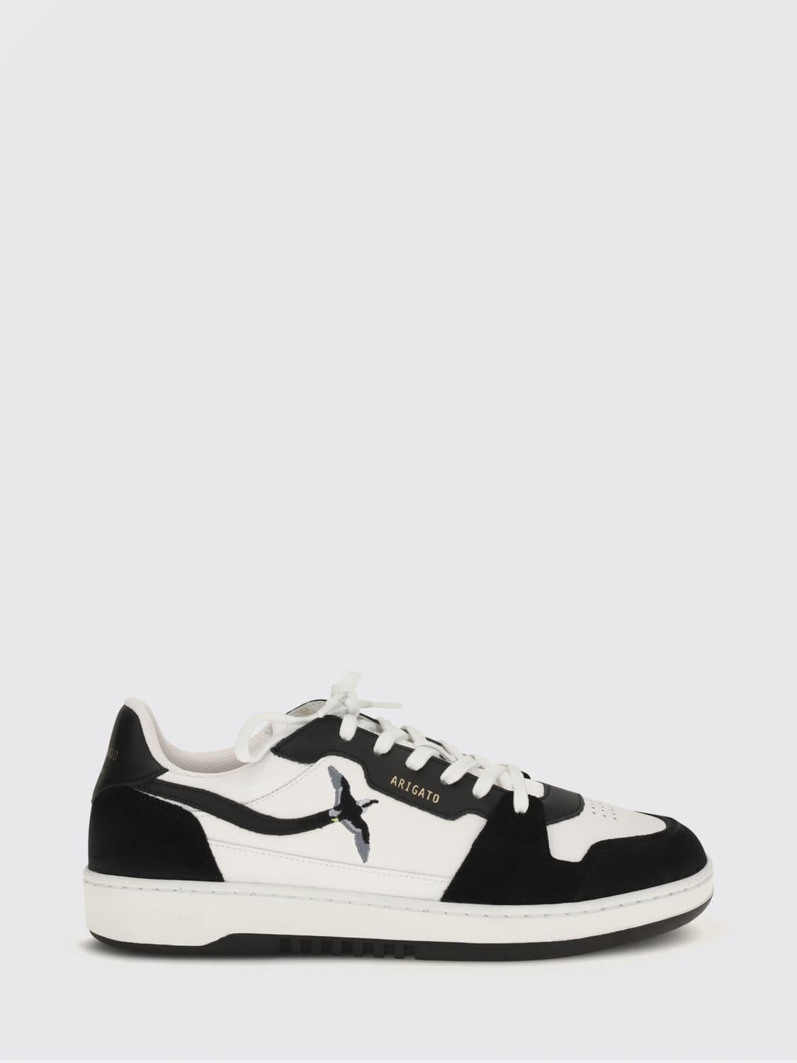 Axel Arigato Bee Bird Low-Top Leather Sneakers with Side Embroidery