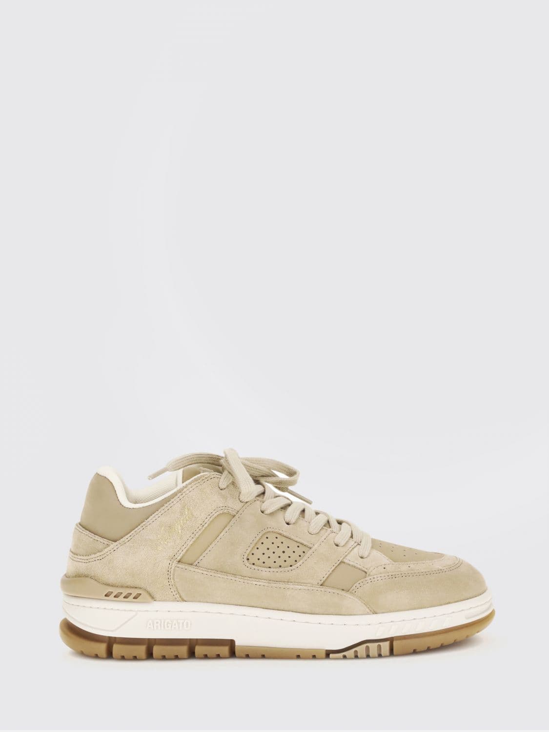 Axel Arigato Area Lo Sneakers in Smooth Calf Leather and Suede
