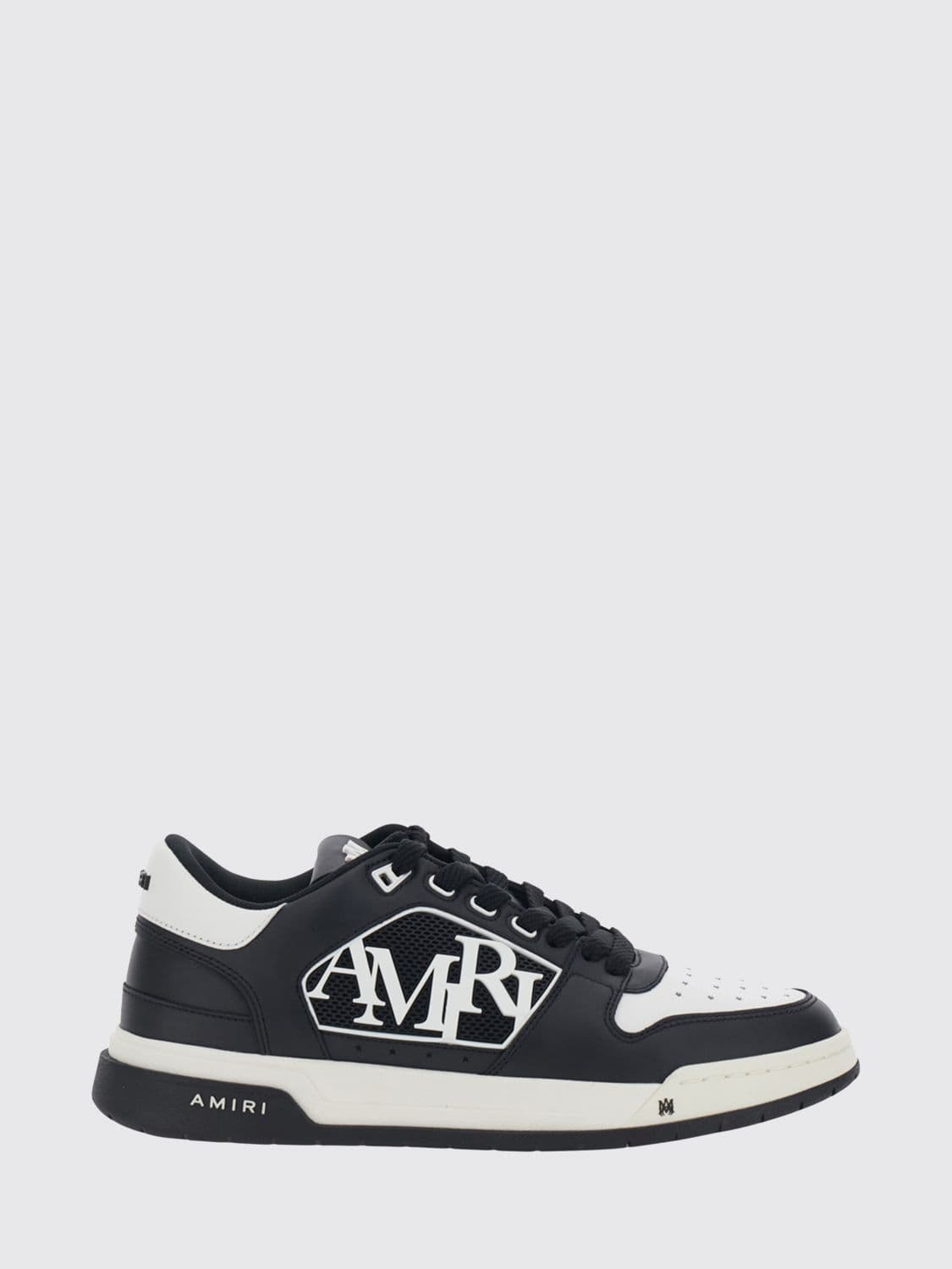 Amiri Ma Quad Smooth Calf Leather Sneakers with Logo