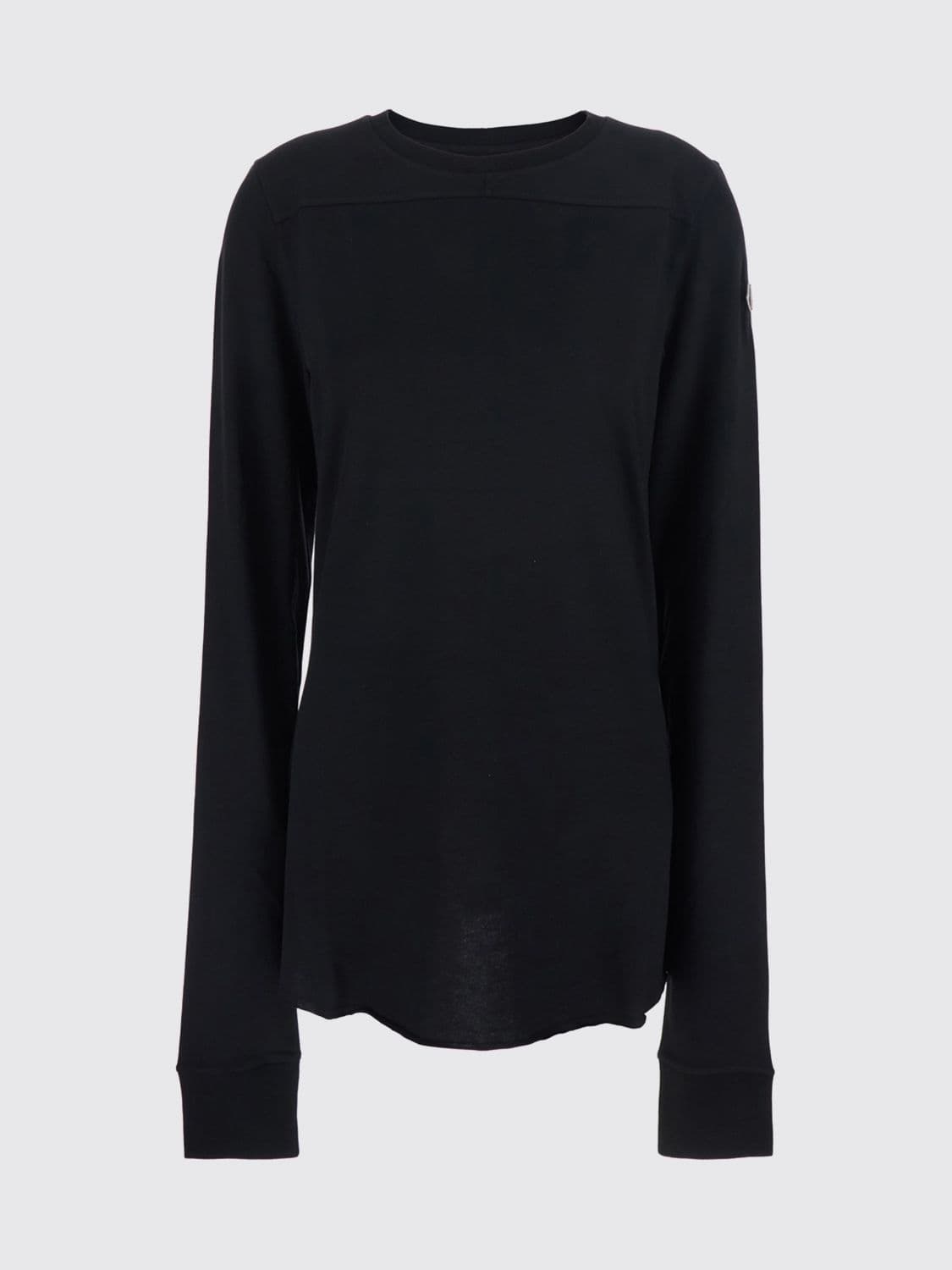 Rick Owens + Moncler Rick Owens x Moncler Slim Fit Long-Sleeved T-Shirt in Cotton Jersey