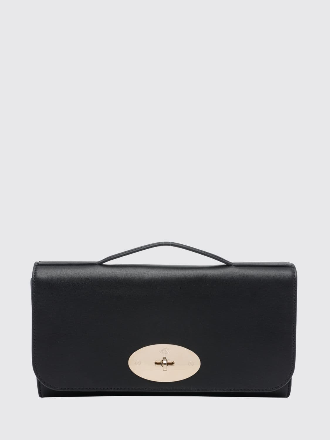Mulberry Mini Handbag in Calf Leather with Postman's Lock Closure