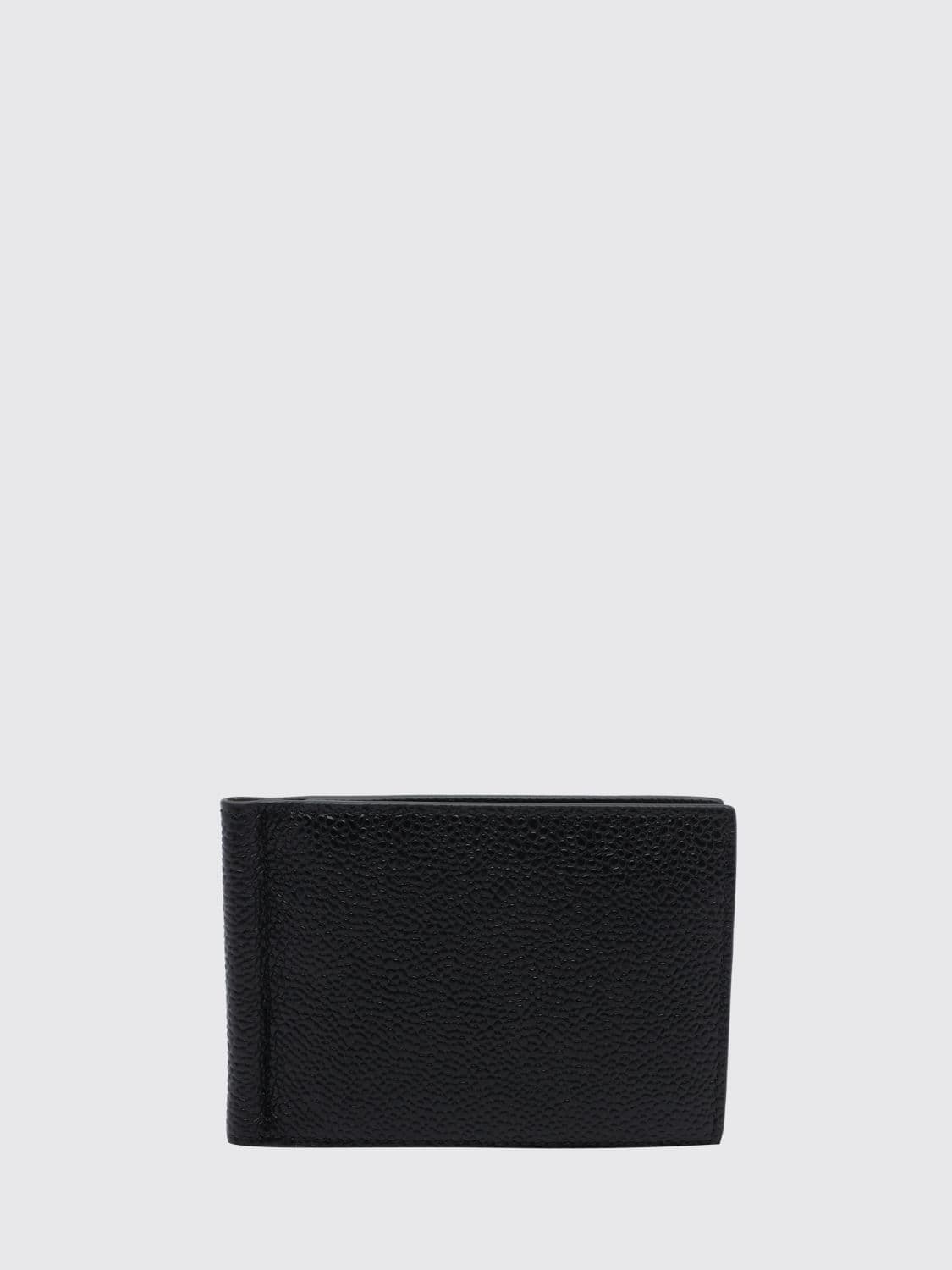 Thom Browne Bifold Wallet in Calf Leather with Money Clip · OS