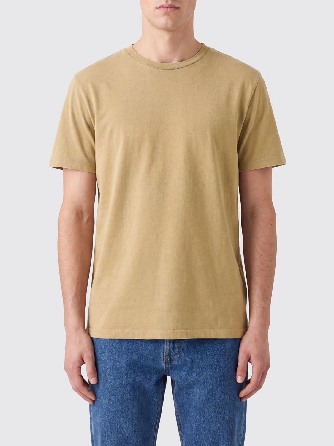 A.p.c. A. P.C. Cotton T-Shirt with Back Logo Print