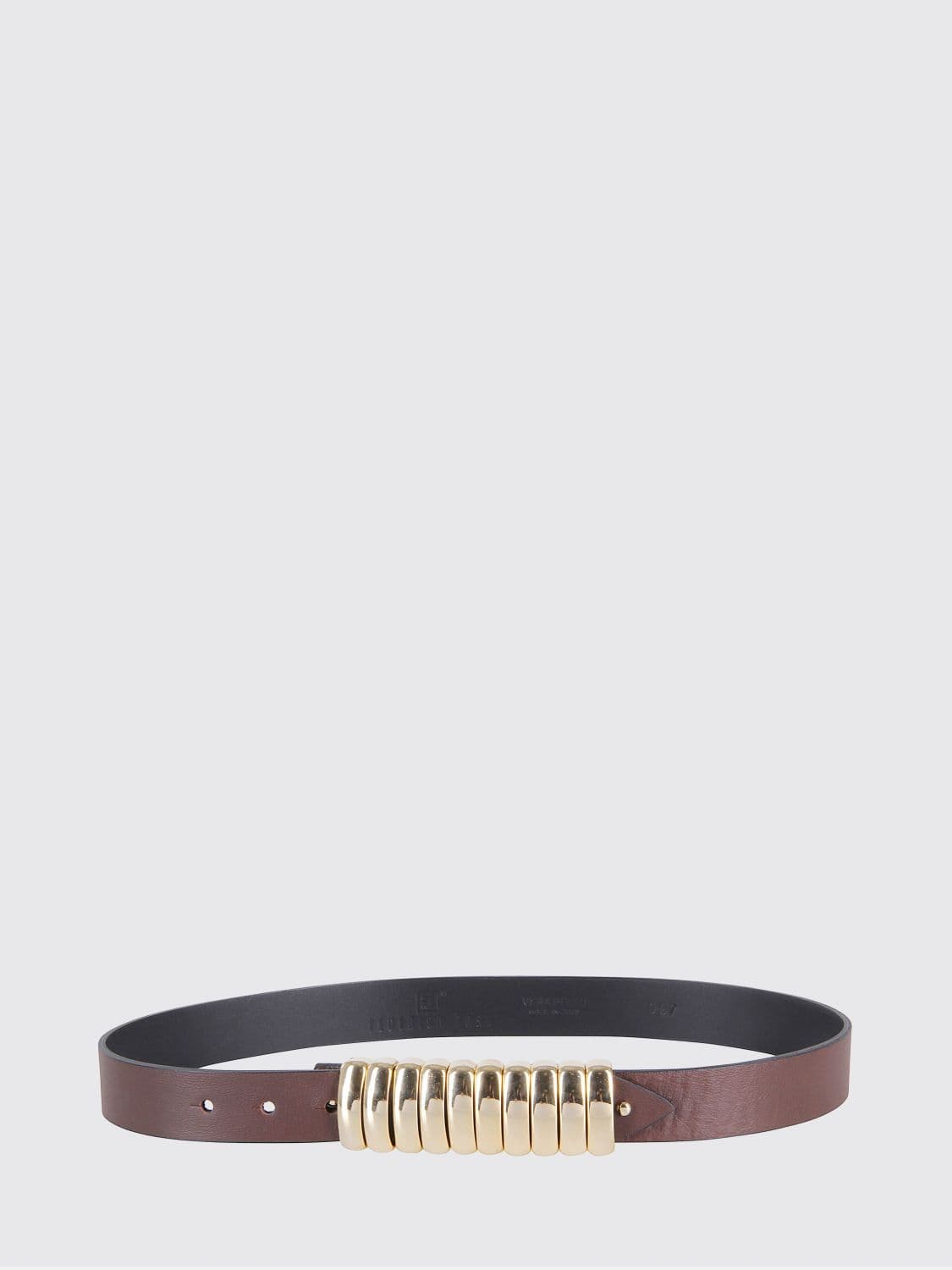 Federica Tosi Adjustable Smooth Leather Belt with Pin Buckle · XSS