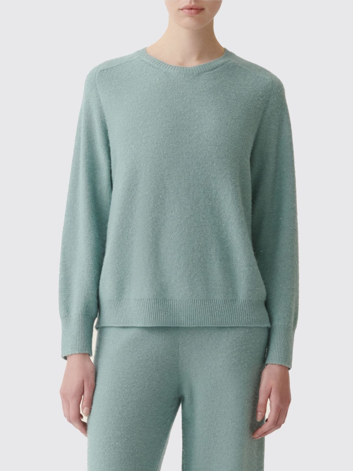 Fabiana Filippi Sequin-Embroidered Wool, Silk and Cashmere Crewneck Jumper