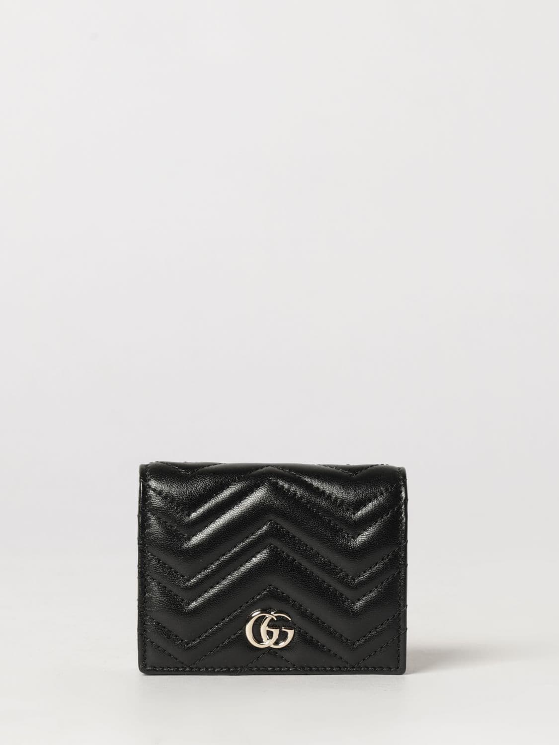 Gucci GG Marmont Chevron Matelassé Nappa Bifold Wallet