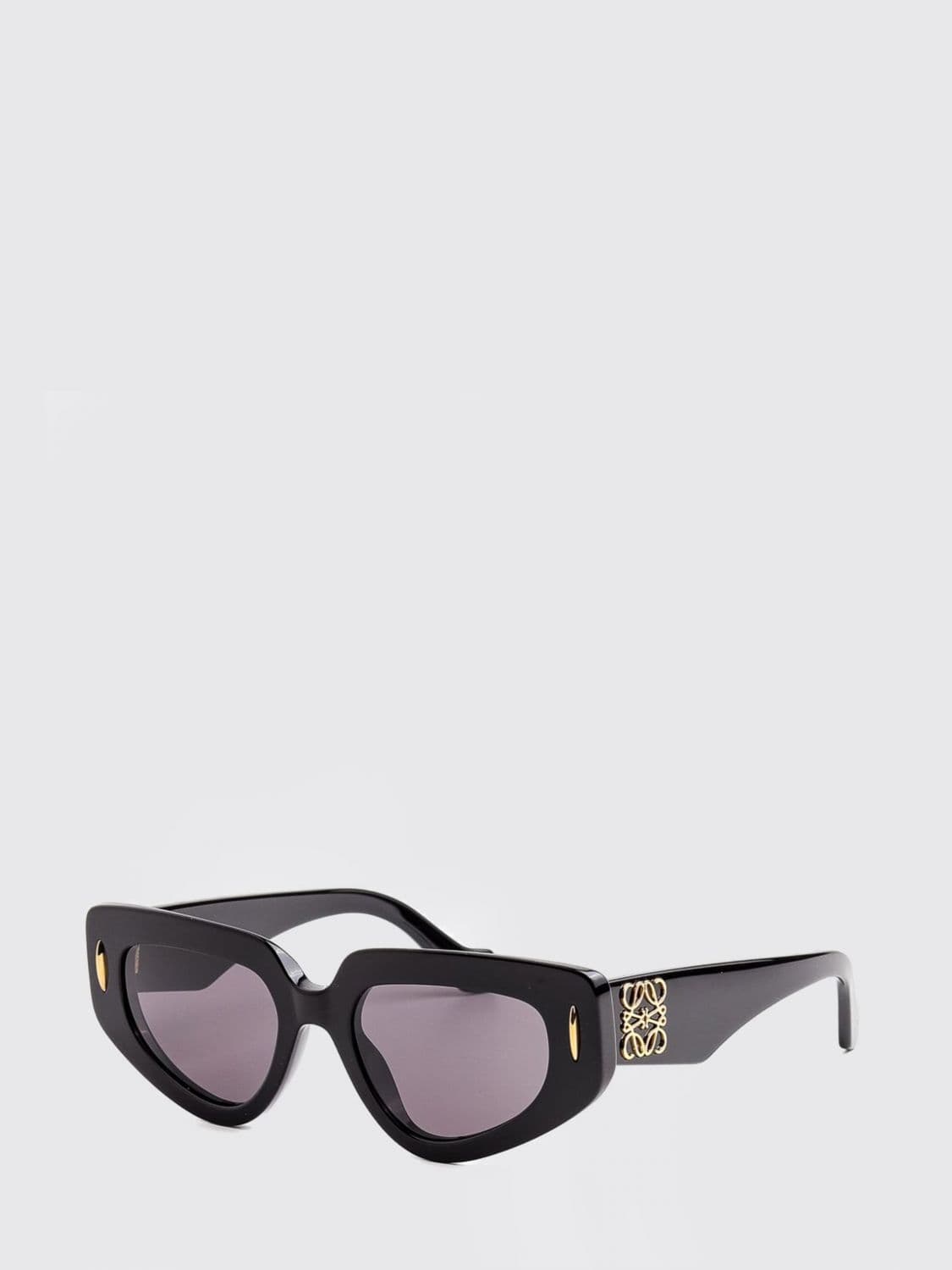Loewe Anagram Flared Cat-Eye Acetate Sunglasses with Contrast Logo