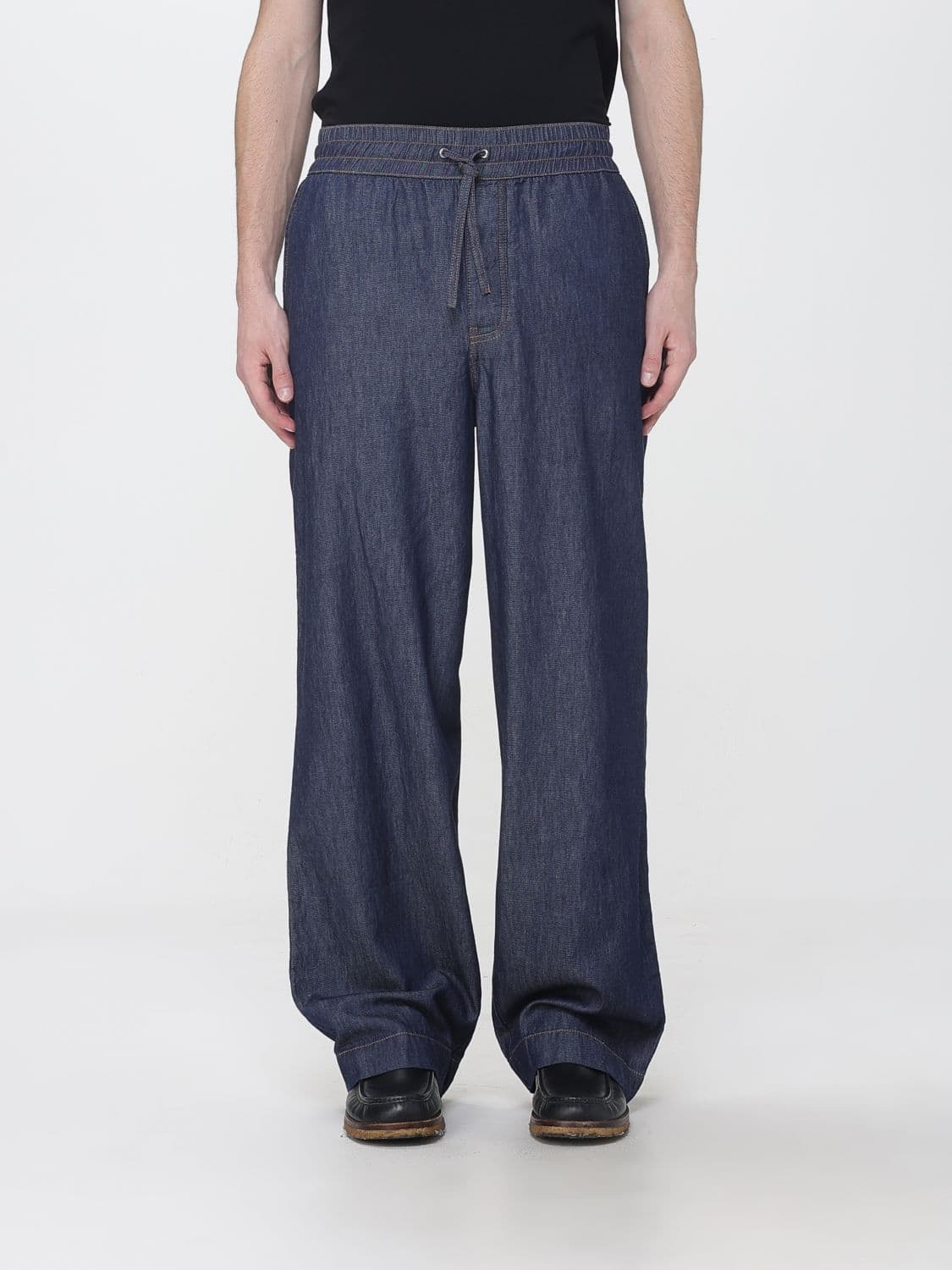 Loewe Pants Men color Blue