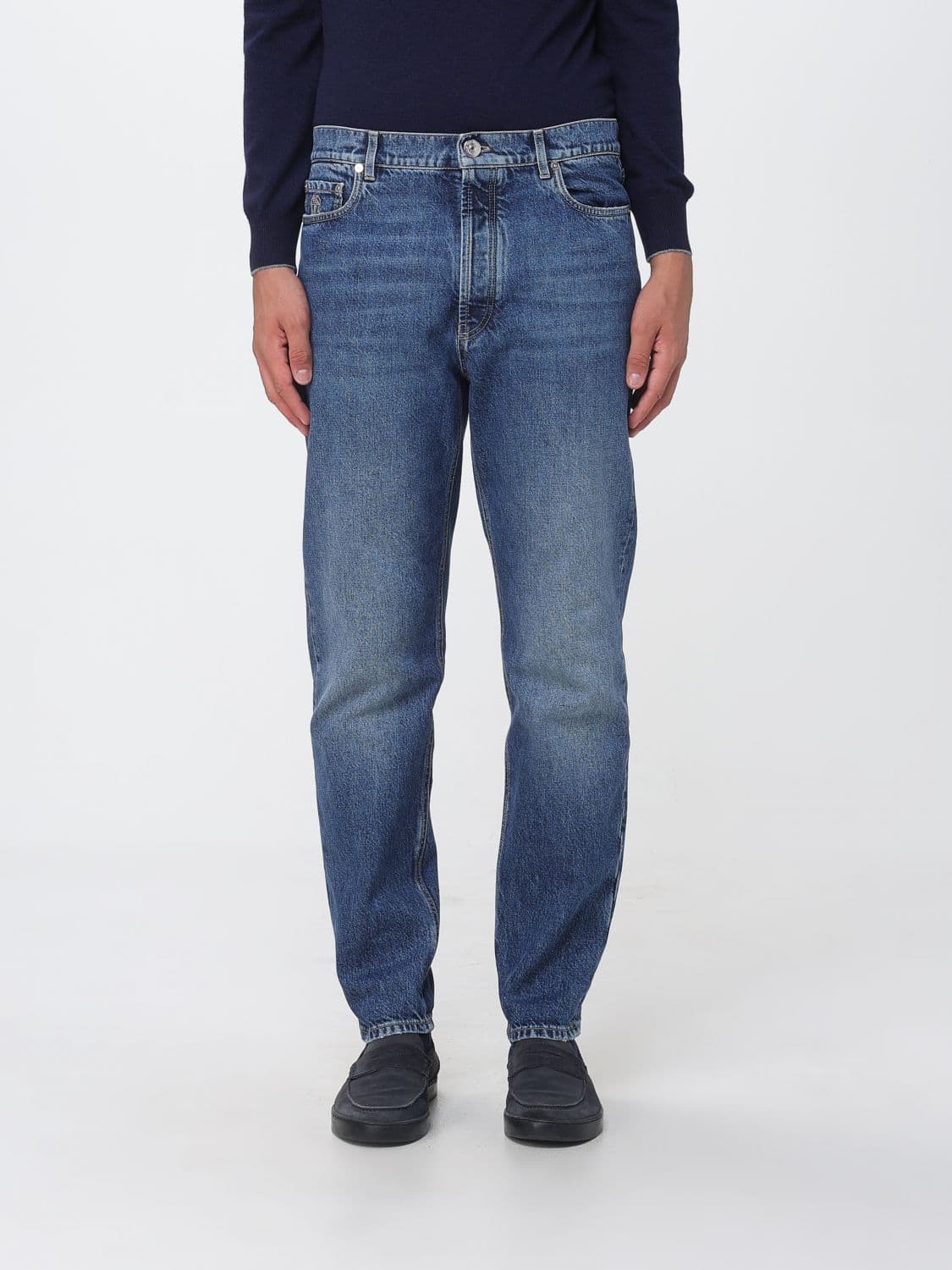 Brunello Cucinelli Jeans Men color Navy