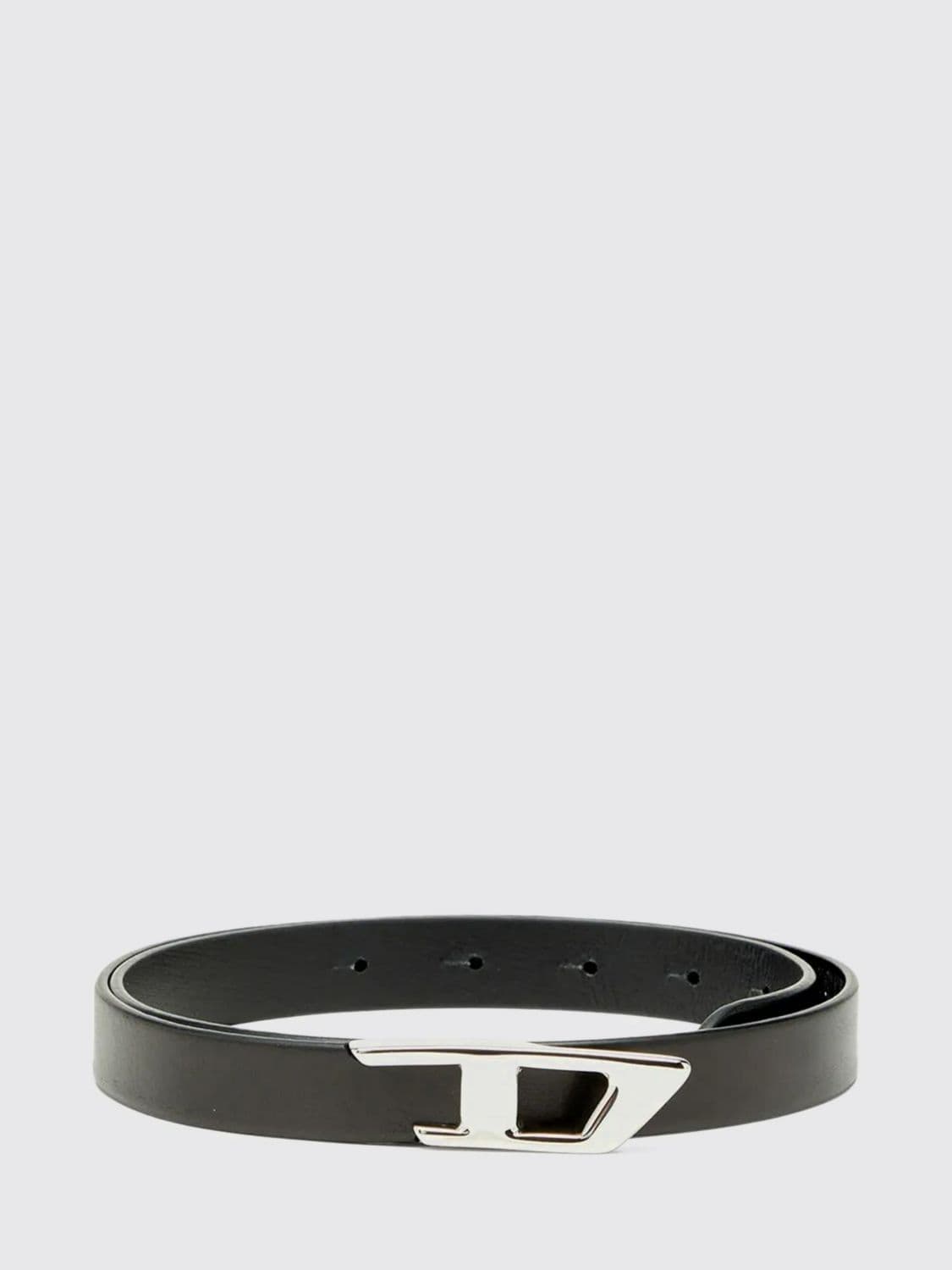 Diesel Belt in Smooth Cowhide Leather with Oval D Monogram Buckle