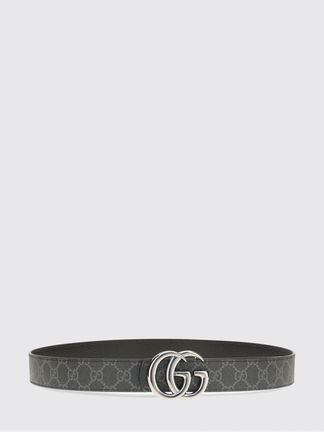 Gucci GG Marmont Reversible Belt in Leather and GG Monogram Canvas