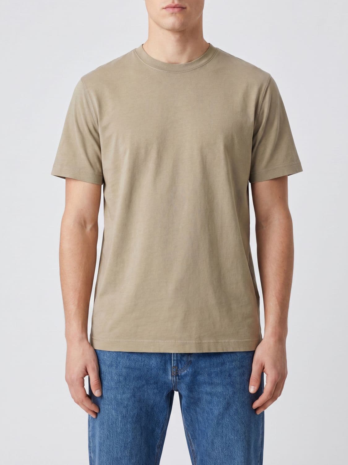 Circolo 1901 Short-Sleeved Pure Cotton Crew Neck T-Shirt