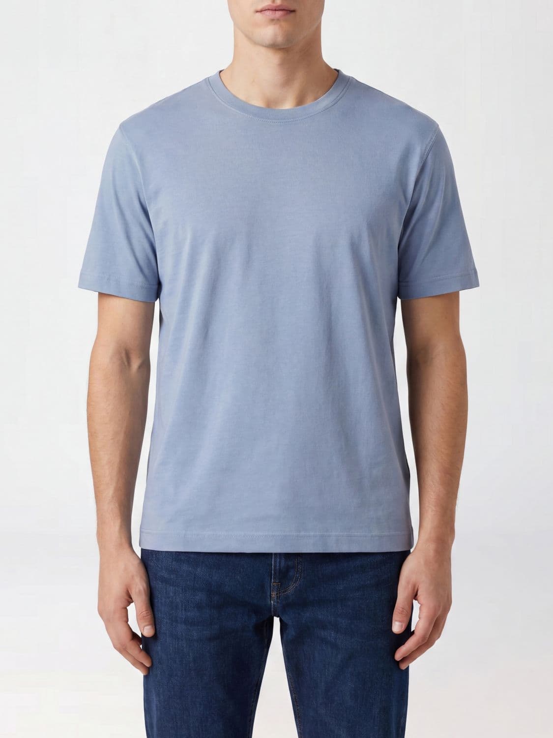 Circolo 1901 Short-Sleeved Pure Cotton Crew Neck T-Shirt