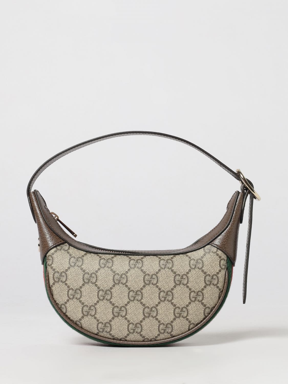 Gucci Ophidia Rounded Mini Top Handle Bag in GG Supreme Canvas · OS