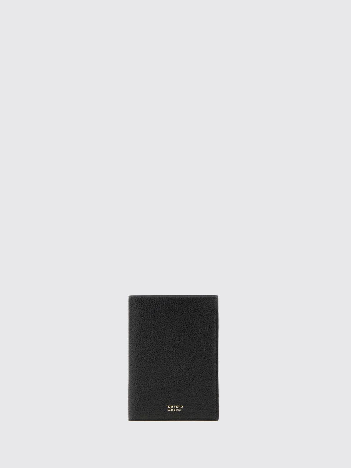 Tom Ford Grained Calfskin Bifold Wallet with Logo