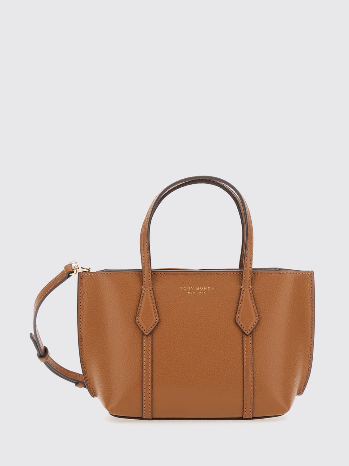 Tory Burch Perry Mini Grained Leather Handbag with Removable Strap · OS