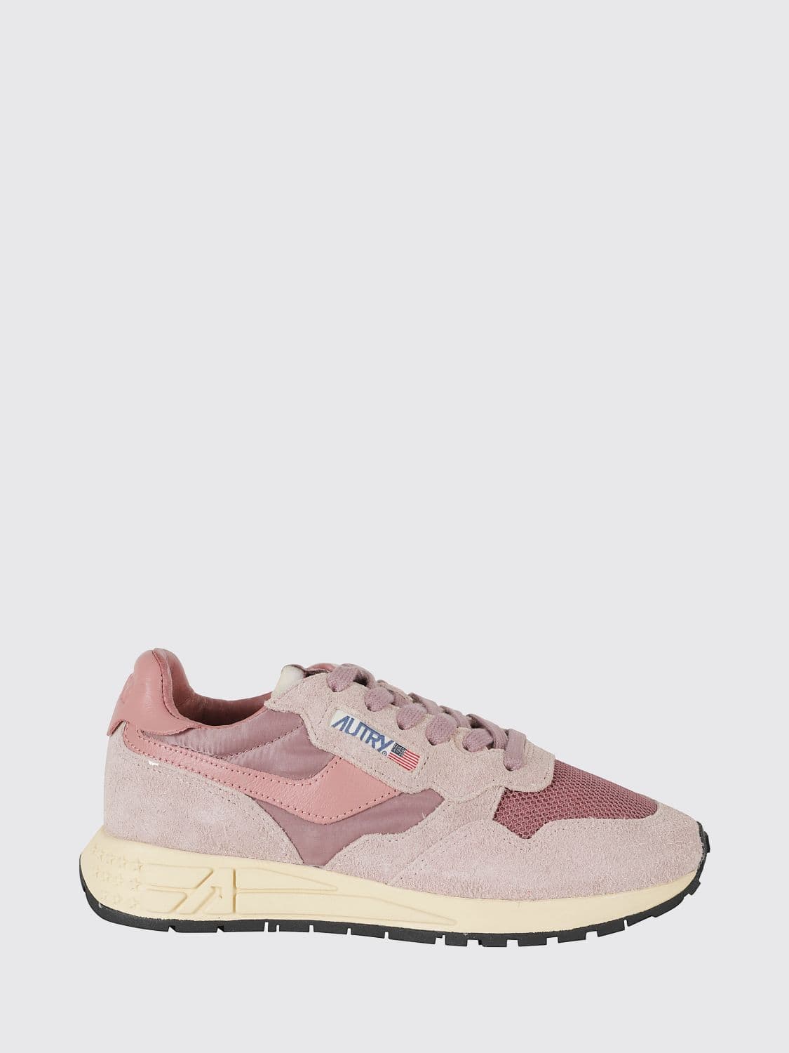 Autry Reelwind Nylon and Suede Sneakers with Serrated Sole
