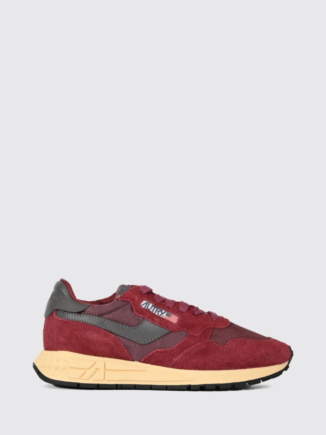 Autry Reelwind Nylon and Suede Sneakers with Serrated Sole