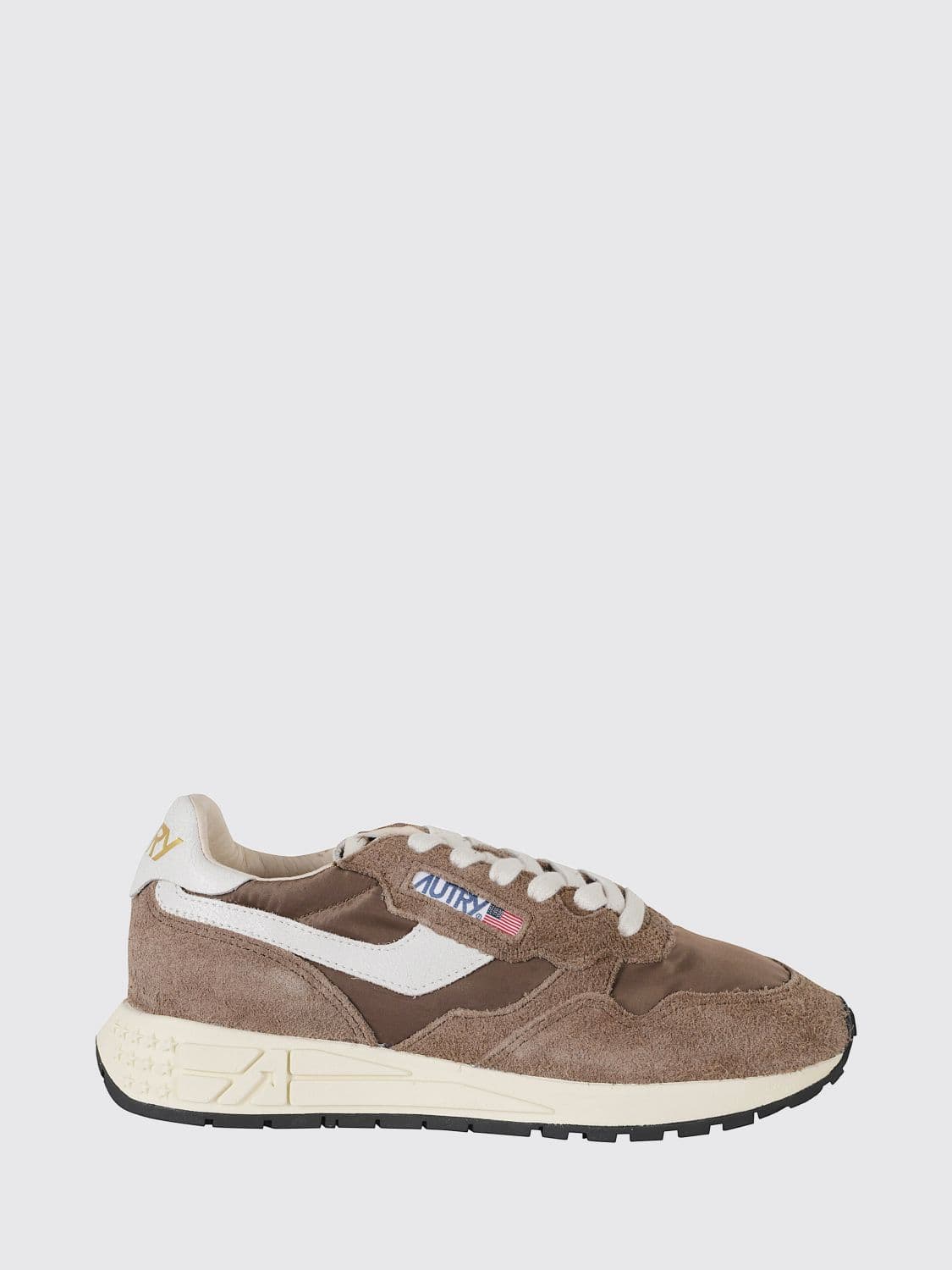 Autry Reelwind Nylon and Suede Sneakers with Serrated Sole