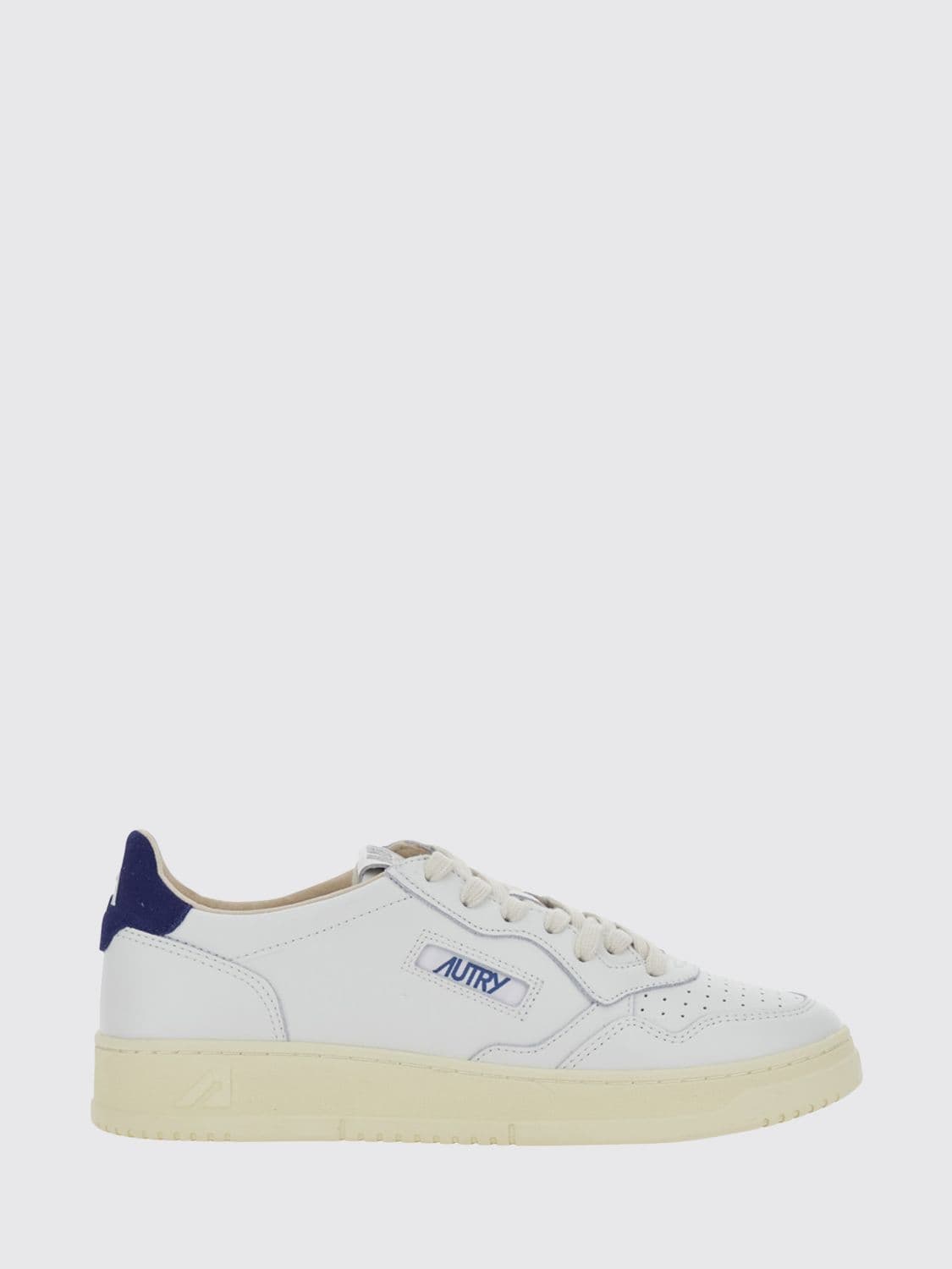 Autry Medalist Low Top Trainers in Bicolour Leather and Suede