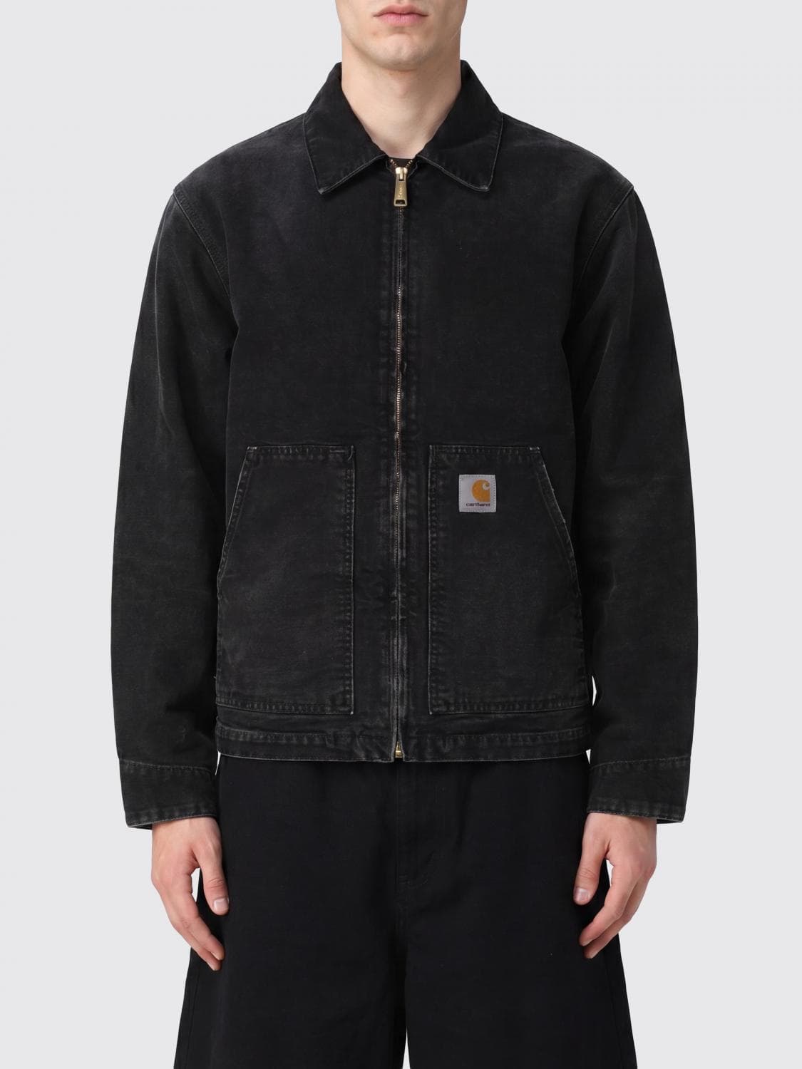 Carhartt Wip OG Arcan Cotton Shirt Jacket with Zip and Patch Pockets