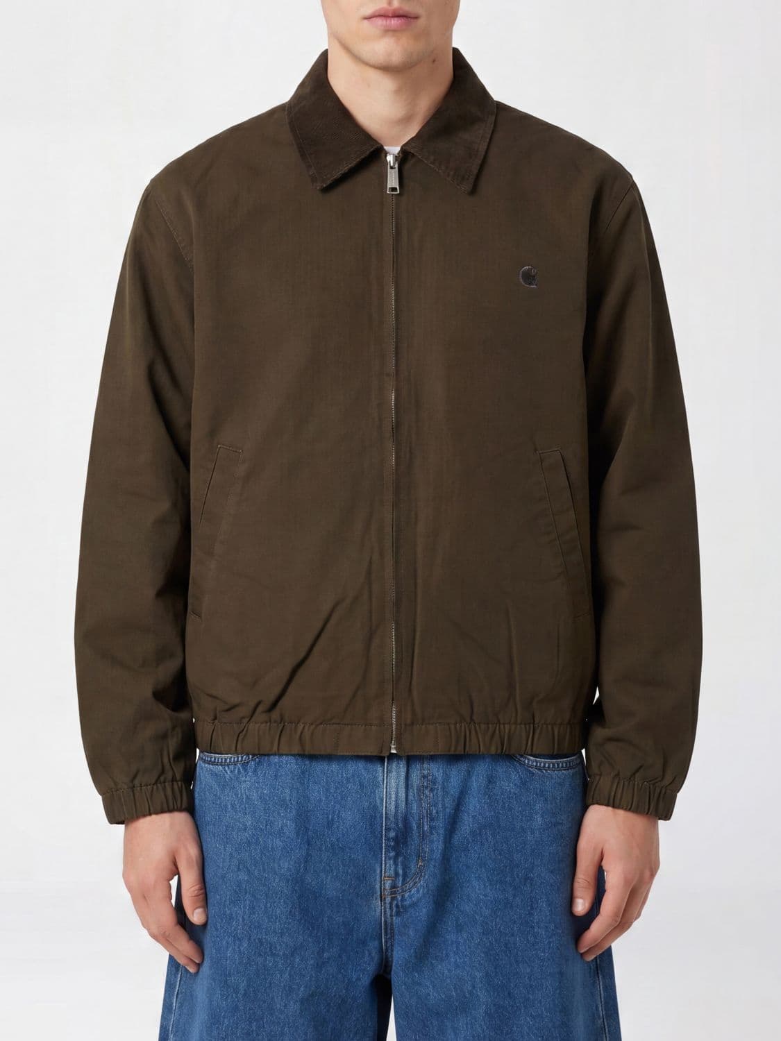 Carhartt Wip Madison Relaxed Fit Cotton Jacket with Zip Closure
