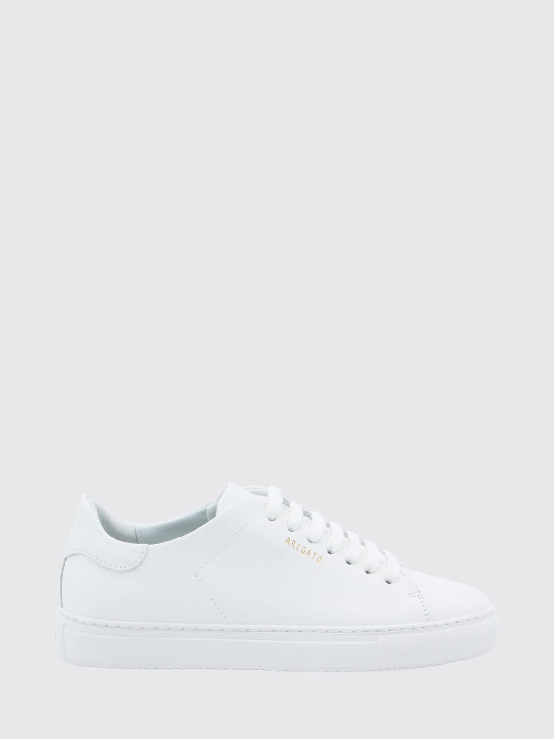 Axel Arigato Clean 90 Low Top Smooth Leather Sneakers with Foil Logo