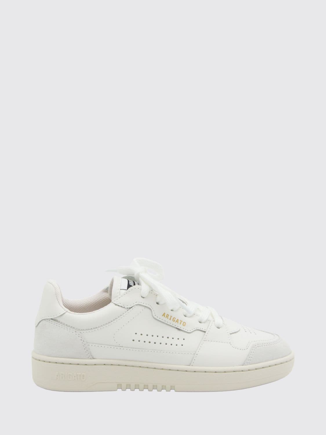 Axel Arigato Dice Lo Leather and Suede Sneakers with Perforated Toe