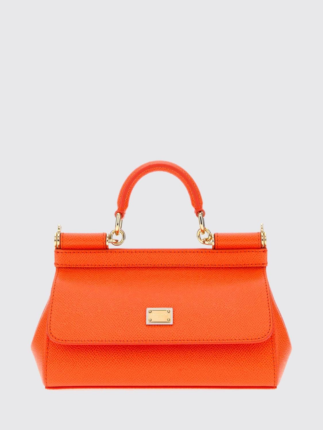Dolce & Gabbana Sicily Mini Grained Calfskin Handbag · OS