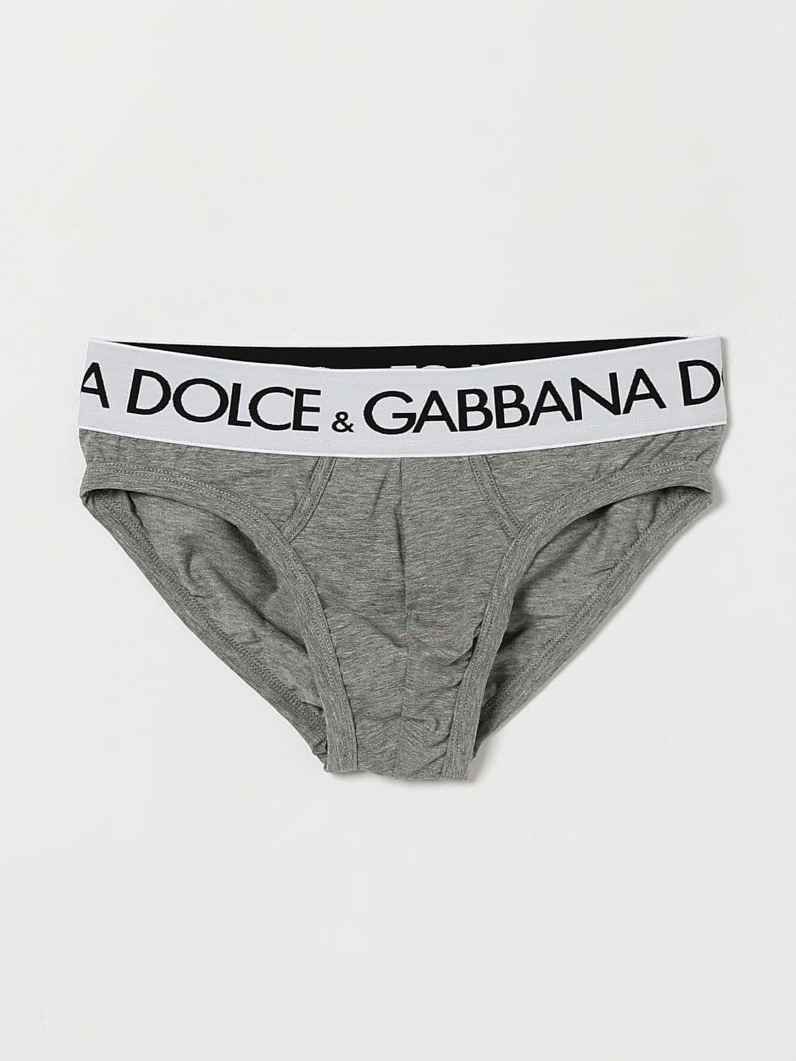 Dolce & Gabbana Three-Pack of Stretch-Cotton Briefs with Jacquard Logo Waistband