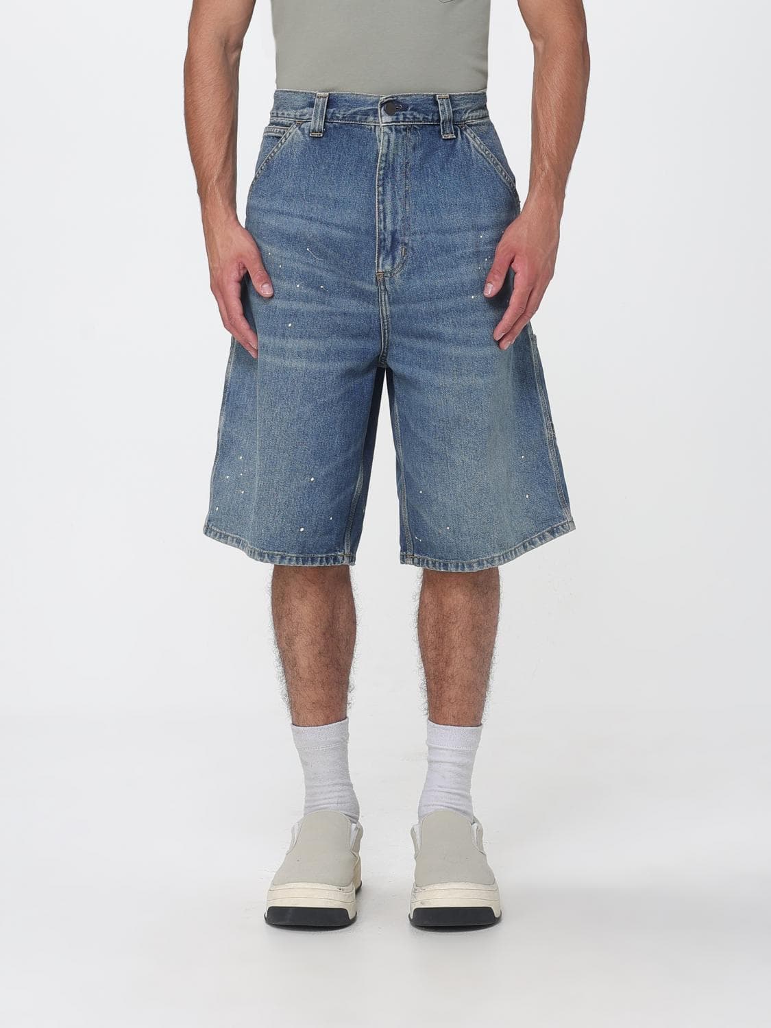 Carhartt Wip OG Single Knee Pant Shorts in Cotton Denim with Regular Fit