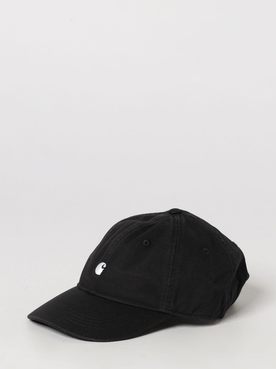Carhartt Wip Cotton Baseball Cap with Embroidered Logo and Adjustable Back Strap