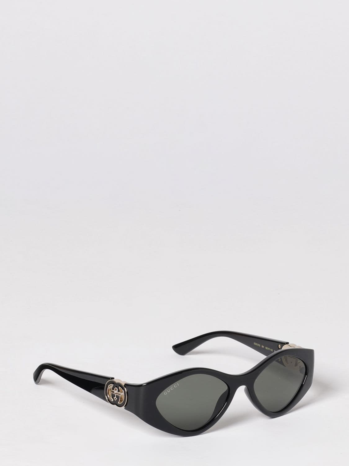 Gucci Rounded Acetate Sunglasses with GG Monogram · 52