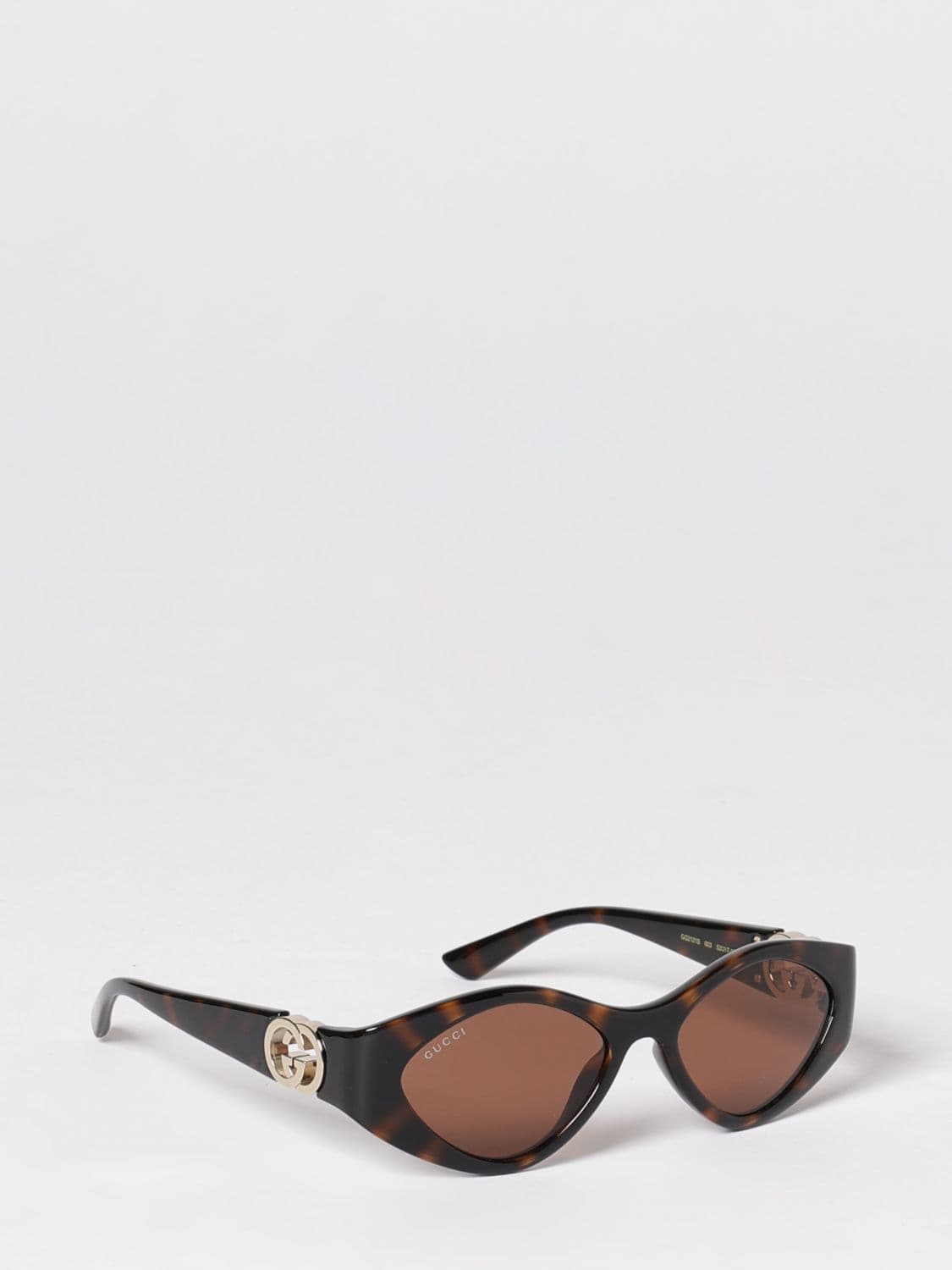 Gucci Rounded Acetate Sunglasses with GG Monogram · 52