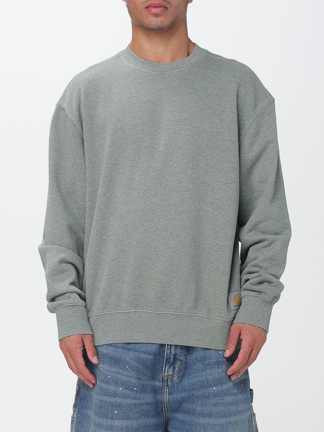 Carhartt Wip Caspian Cotton Long-Sleeve Crewneck Sweatshirt