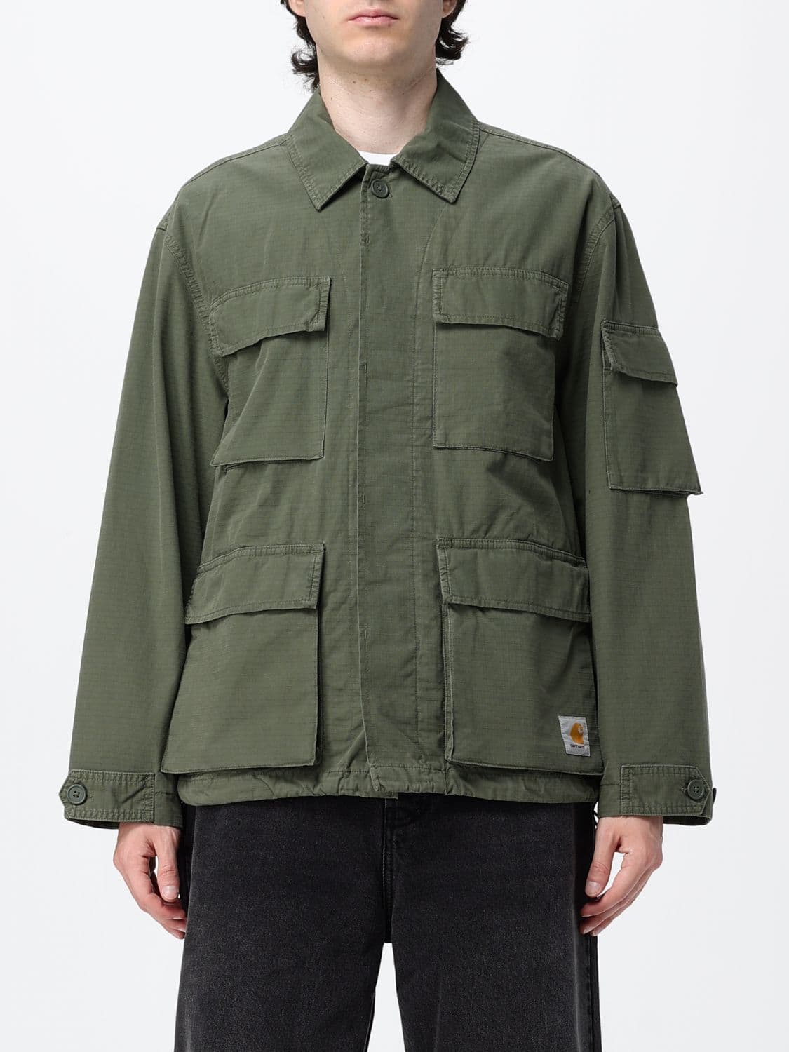 Carhartt Wip Manderson Cotton Ripstop Utility Shirt Jacket