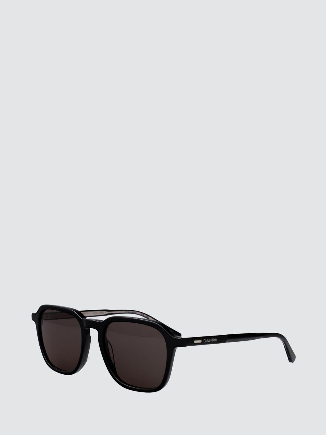 Calvin Klein Aviator Acetate Sunglasses with CR-39 Lenses