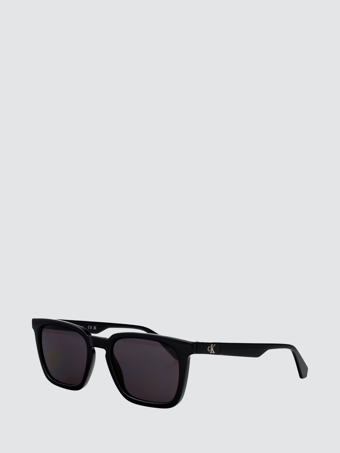Calvin Klein Jeans Rectangular Acetate Sunglasses with Monogram