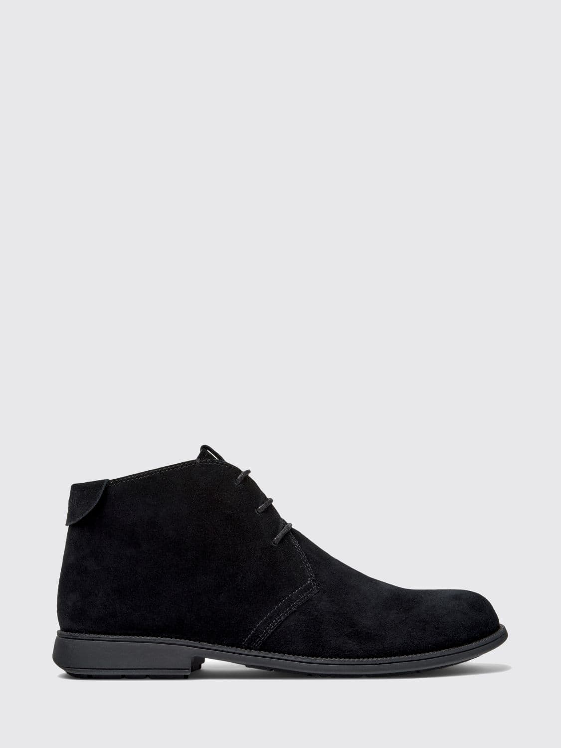 Camper Mil 1913 Suede Chukka Boots with Embossed Logo