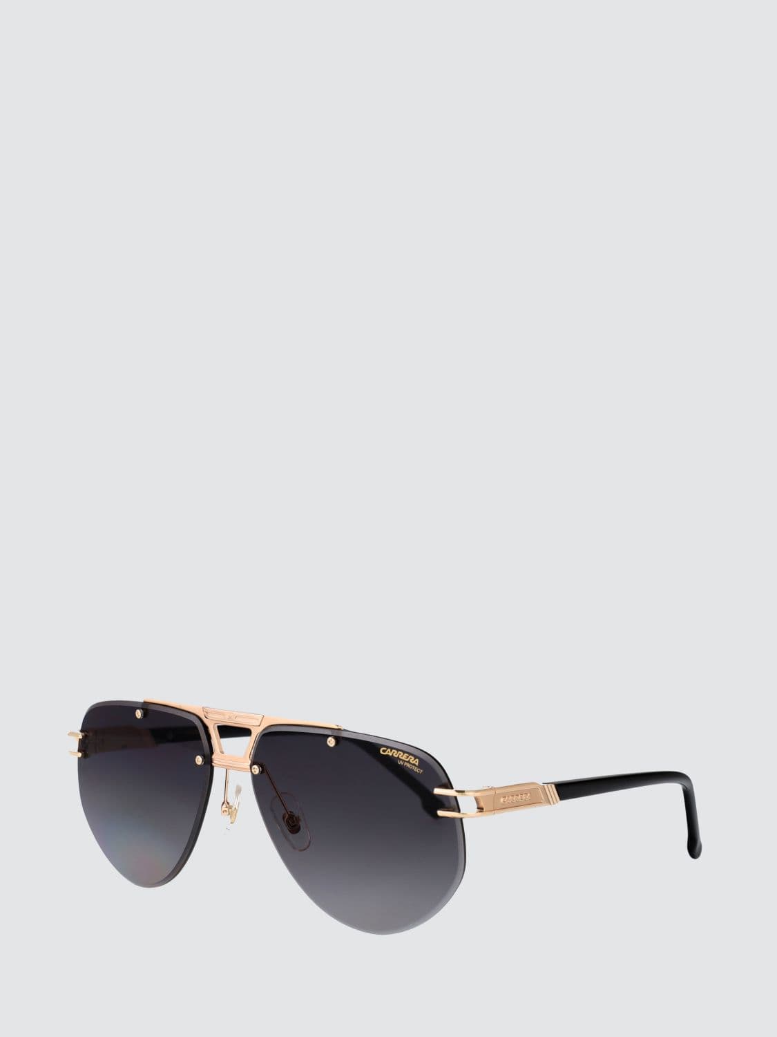 Carrera Teardrop Metal Aviator Sunglasses with Double Bridge